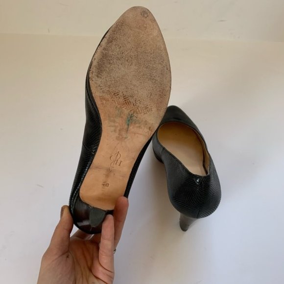 Cole Haan Air Chelsea Low Pump Textured Snakeskin - Picture 7 of 8